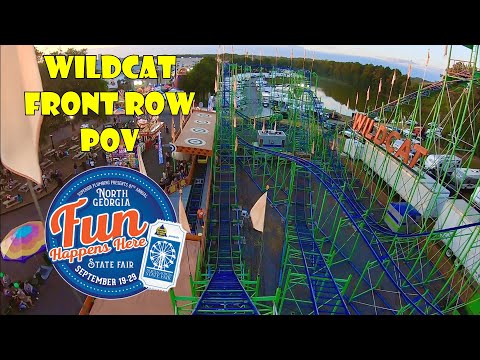 Front row point of view footage of Wildcat