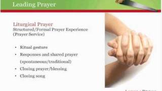 Part 2 Leading Liturgical Prayer from the Second Webinar from Loyola Press (3/5)