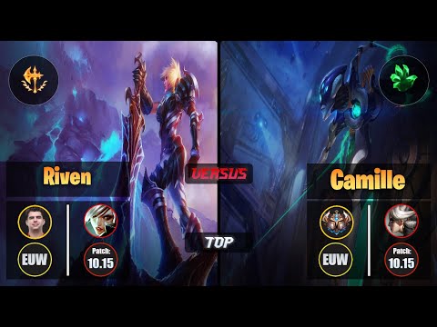 Bwipo RIVEN (Top) [Conqueror] VS CAMILLE - Challenger EUW Patch 10.15