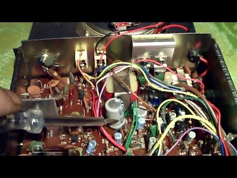 CB Funkgerät reparieren, Elko tauschen, capacitor replacement - eflose #14
