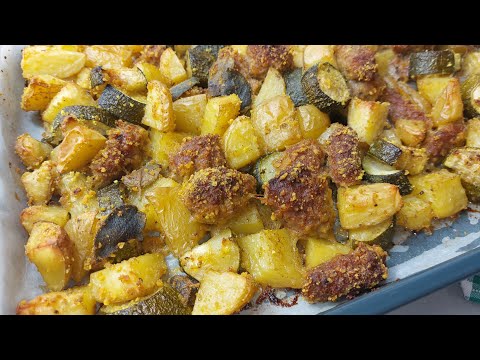 PATATE ZUCCHINE E SALSICCIA TUTTO A CRUDO | secondo veloce e completo |In cucina con Katia