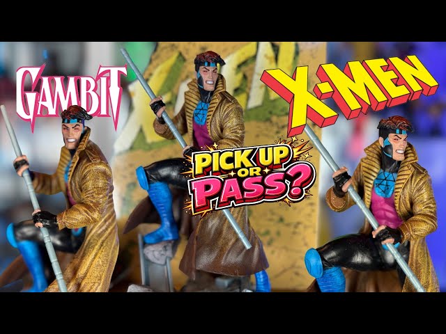 Vídeo relacionado con McFarlane Marvel Gambit - Juguete Coleccionable a Escala 1:10 con Escena (X-Men #1)