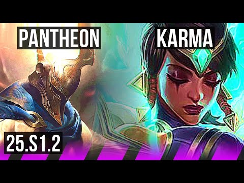 PANTHEON & Ezreal vs KARMA & Jhin (SUP) | KR Master | 25.S1.2
