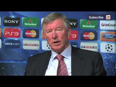 Angry Manchester United manager Sir Alex Ferguson