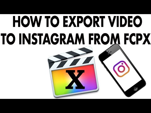 How to add a video to your Instagram story from Final cut pro X tutorial easy