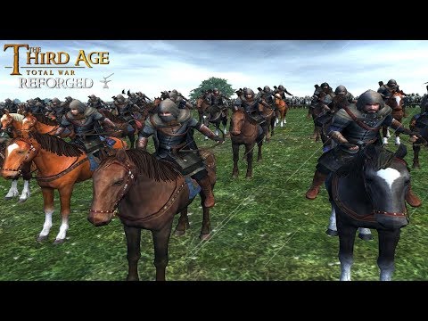 DUNEDAIN ARMY CROSSES THE ANDUIN (River Battle) - Third Age: Total War (Reforged)