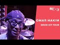 Omar Hakim presents his drum kit
