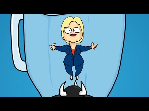Hillary Clinton in a Blender