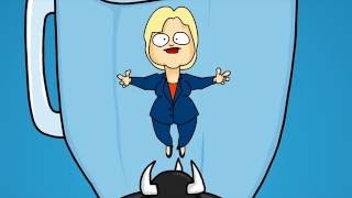 Hillary Clinton in a Blender