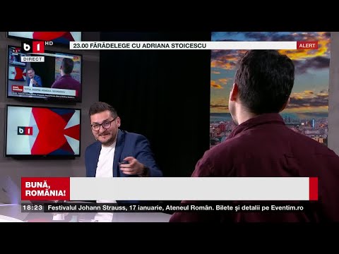 BUNĂ, ROMÂNIA! RÂDEM, GLUMIM, ÎN INCINTĂ REVELIONUL LUI CG.  INVITAT: FL. SERGHEI DIM, COMEDIANT