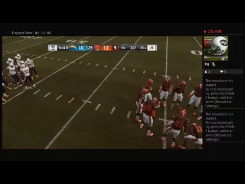 GAME 6 LA Chargers 4-1 @ CLE Browns 0-5