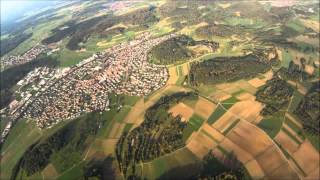 preview picture of video 'Tandem Skydive Calw. Leon + Klaus Tandem 2014'