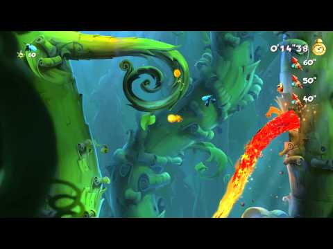 Rayman Legends Demo Gameplay - Toad Story - Invaded Time Trial