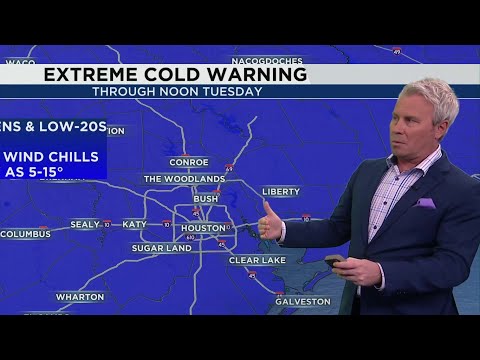 Jan. 26 Weather Update (6 a.m.): Extreme Cold Warning in Houston Through Tuesday