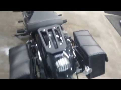 Willie & Max SB707B custom saddle bags Yamaha Bolt