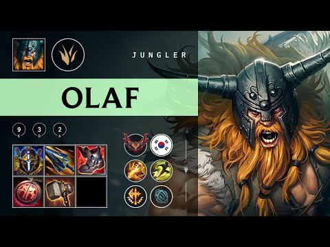 Olaf Jungle vs Lee Sin - KR Grandmaster Patch 25.24