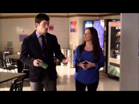 Pretty Little Liars 3x03 - Ezra & Ella Talk At School About Emily.