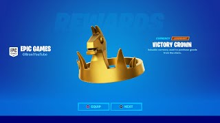 HOW TO GET VICTORY CROWN IN FORTNITE!