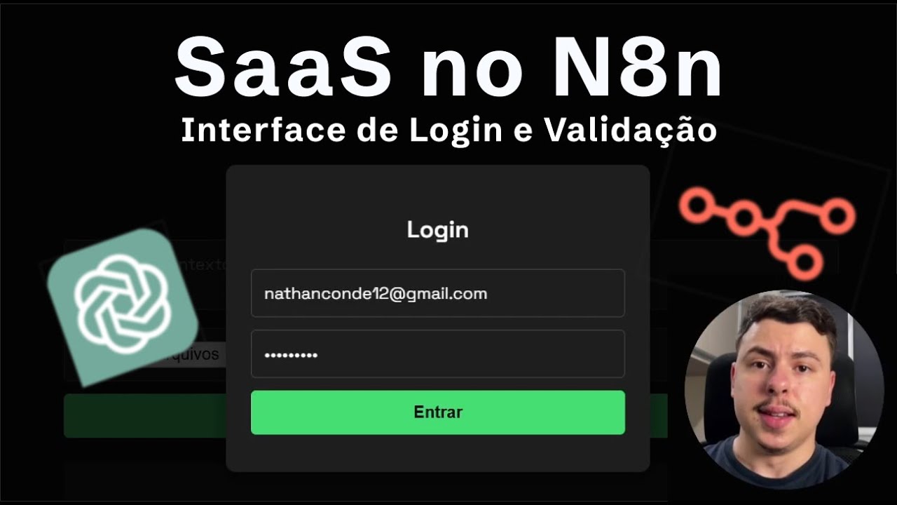 SaaS dentro do N8n + IA | GUIA PRÁTICO | [Interface de Login e Validação]