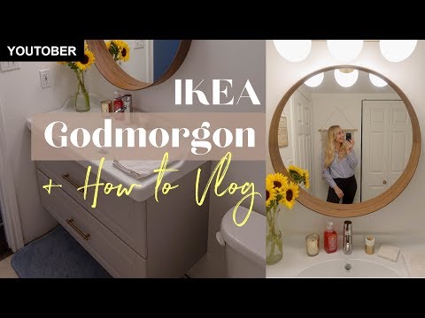 IKEA Godmorgon Bathroom Vanity Assembly Vlog | How To Put Together the IKEA Godmorgon Vanity
