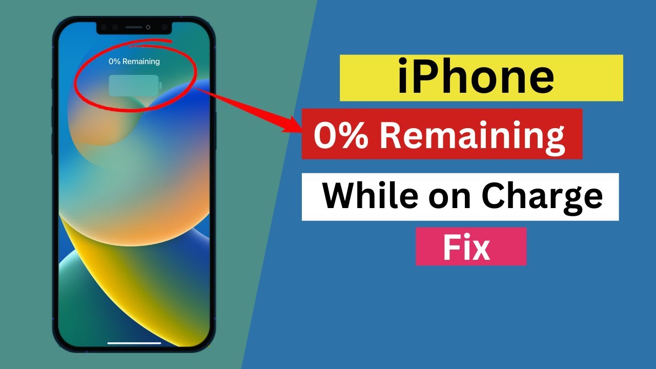 iPhone 0% Remaining on Charging ! Fix Charging stuck on 0% tested.