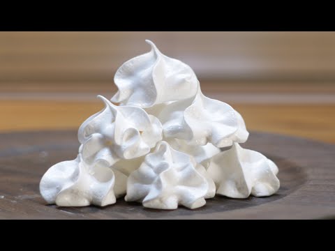 How to Make Meringue Cookies | Easy Meringue Cookie Recipe (4 Ingredients)