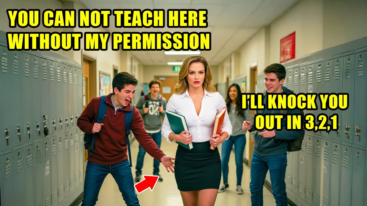 Bullies Messed with the New Teacher… Then Her TAEKWONDO Black Belt DESTROYED Them!