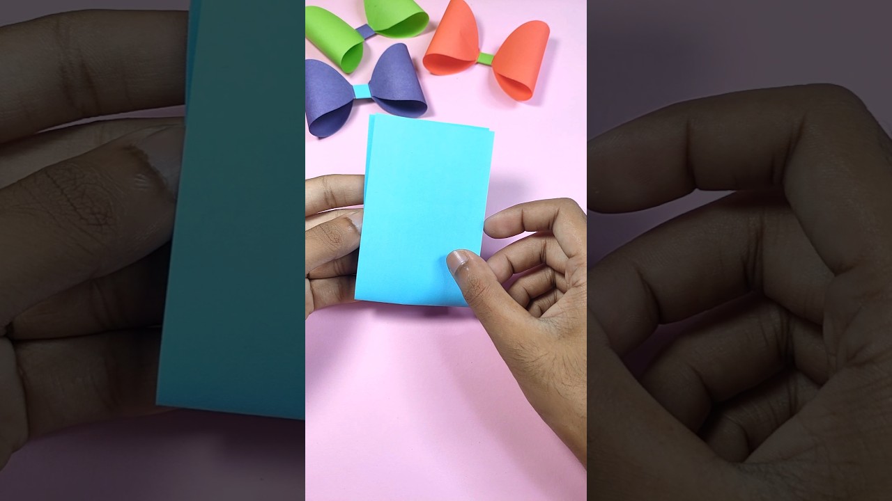 Cute Bow Tie DIY 🎀 #shorts #diy #youtubeshorts