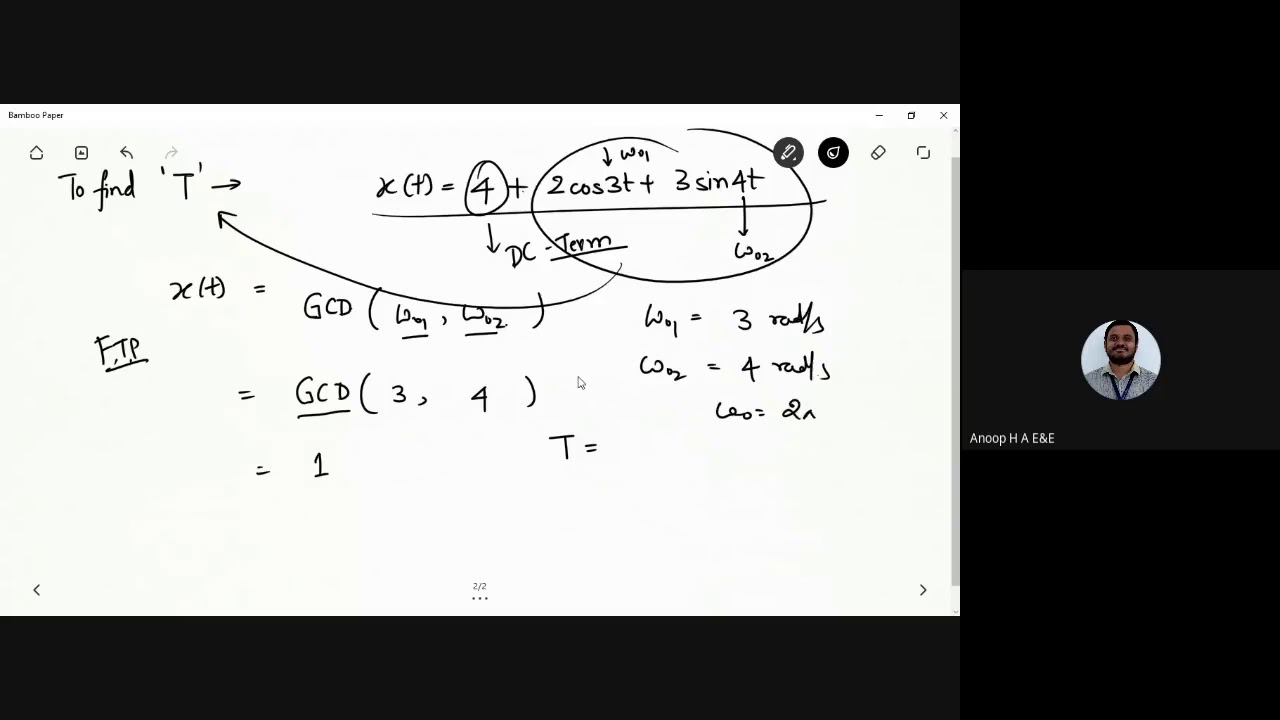 Parseval's Theorem Problems and CTFS problems