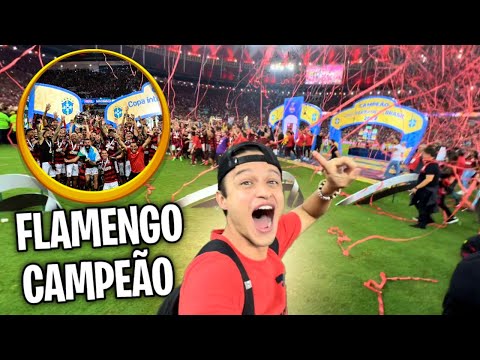 FLAMENGO CAMPEÃO DA COPA DO BRASIL E EU TAVA DENTRO DO CAMPO!! Flamengo 1 x 1 Corinthians