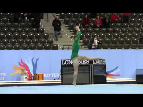 Anna Myzdrikova FX Rotterdam Podium Training