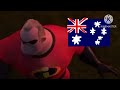 Dinoco Is All Mine Australia Multilanguage The Incredibles Daytona Coupe