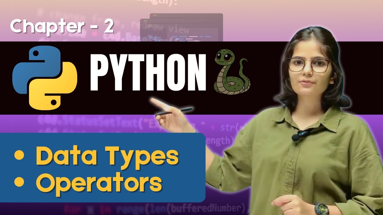 Python Class-2 | Data Types & Operators in python | Python with Prishu