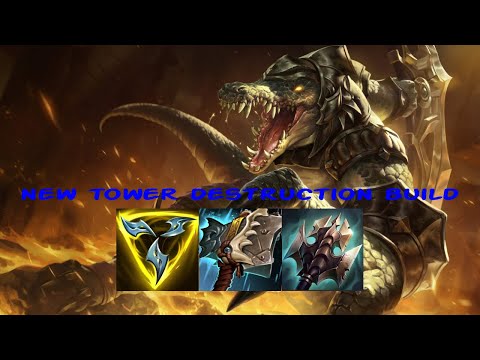 Destroying every tower with new sleeper build Renekton top