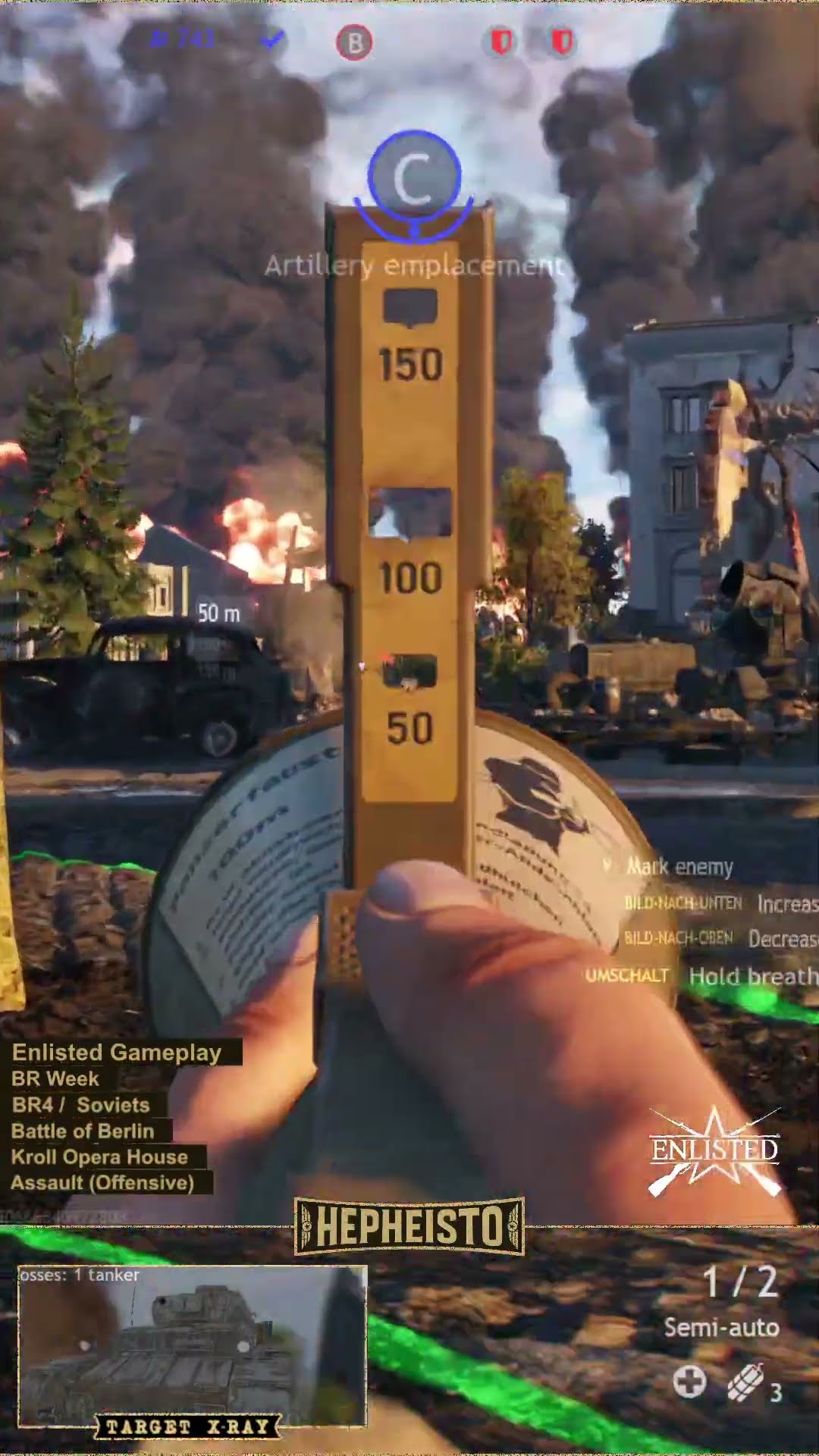 Anti Tank Gunner eliminates Panzer IV E with Panzerfaust 100