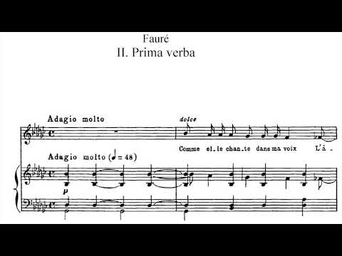 Gabriel Fauré - La chanson d’Ève, Op.95 (1910)