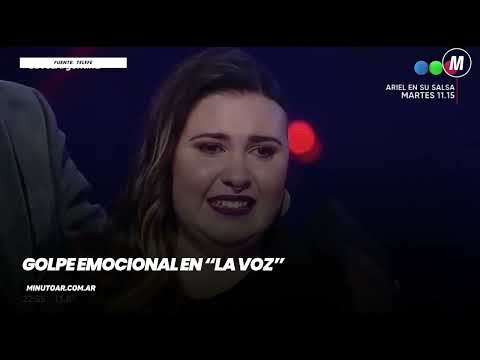 Golpe emocional en "La Voz" - Minuto Argentina