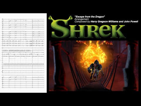"Escape from the Dragon" (From "Shrek") [Arrangement] By Harry Gregson-Williams and John Powell