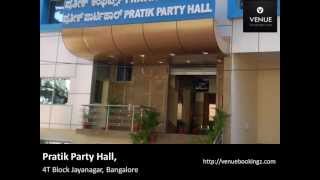preview picture of video 'Book online: Pratik Party Hall, Jayanagar 4th T Block Bengaluru - venuebookingz.com'