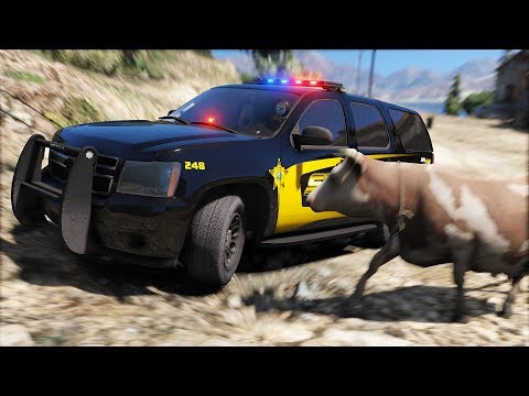 LSPDFR - Day 1081 - Mad Cow! Moo!