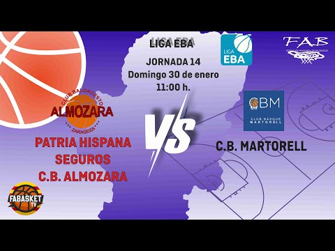Liga EBA: Patria Hispana Seguros Almozara  -  C.B. Martorell