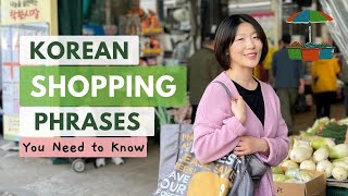 Learn Korean at the Traditional Market | Day 4 | Speaking Practice