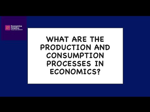 , title : 'Production and consumption processes in economics'