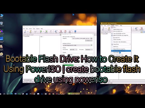 Bootable Flash Drive: How to Create It Using PowerISO | create bootable flash drive using poweriso