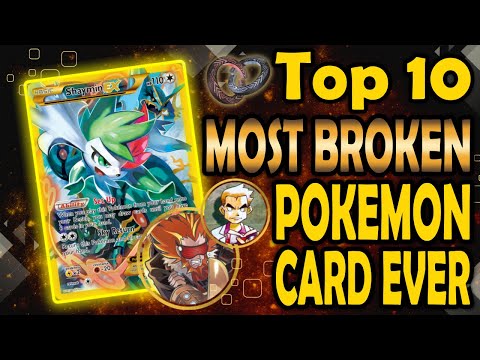 Top 10 Most Broken Pokemon Cards Ever Printed