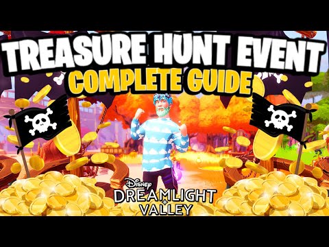 Treasure Hunt Event COMPLETE GUIDE! [All RIDDLES & Rewards] | Dreamlight Valley