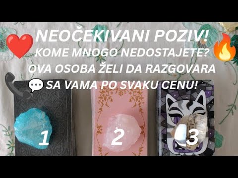 NEOČEKIVANI POZIV! KOME MNOGO NEDOSTAJETE? OVA OSOBA ŽELI DA RAZGOVORA SA VAMA PO SVAKU CENU! ❤️🔥💞