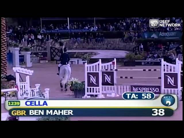 Great-grandmother of Dallas SJ Z is the famous Grand Prix CSI 5* 1.60m jumping mare Cella with rider Ben Maher.