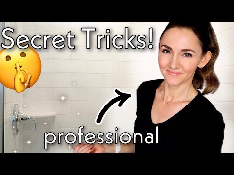 How to Clean Glass Shower Doors LIKE A PRO + Remove Hard Water Stains! (best cleaning hack)