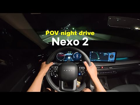 2026 Hyundai Nexo POV night drive